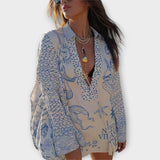 Liv - Ensemble de chemise et short en satin d'eau