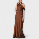 Azura - Robe maxi élégante en satin