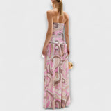 Tatum - Robe maxi sans manches en pastel époustouflante
