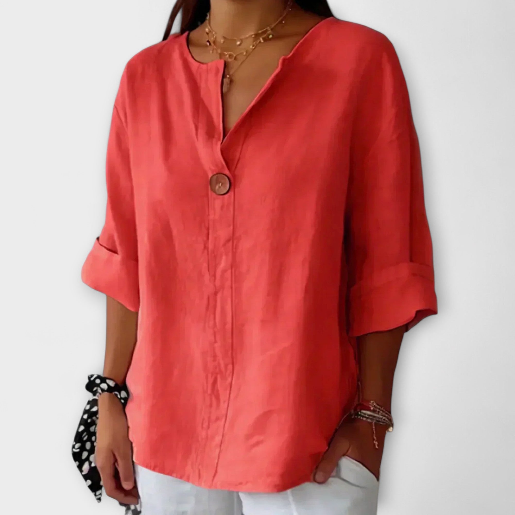 Nicole - Blouse élégante avec décolleté en V