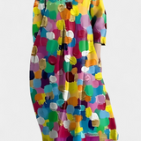 Ana - Robe fluide à motifs