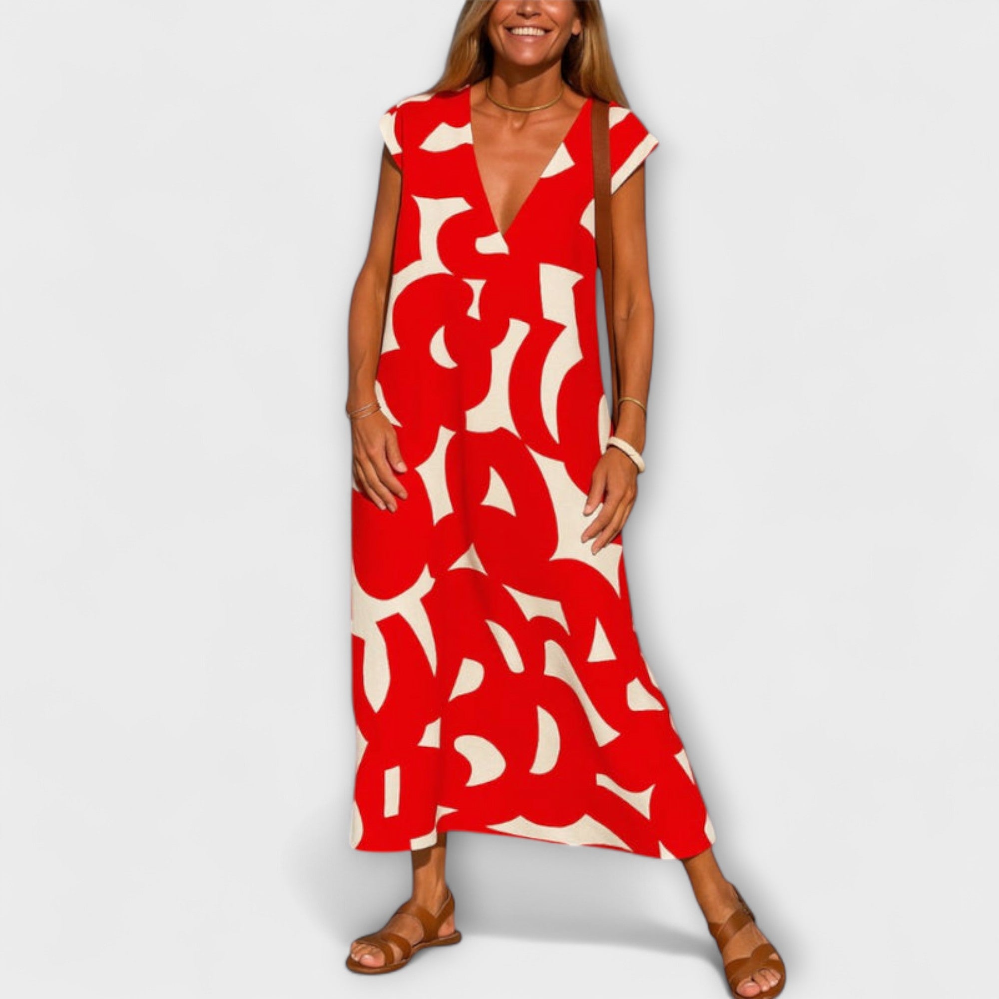 Linae – Robe légère avec décolleté en V