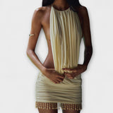 Kylie - Robe courte en tissu ultra doux