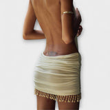 Kylie - Robe courte en tissu ultra doux