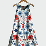 Robe à motif floral