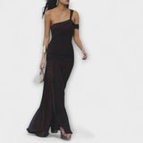 Margot - Robe Maxikleid Off-Shoulder