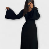 Jocelyn - Robe en tricot chic avec détail à la taille