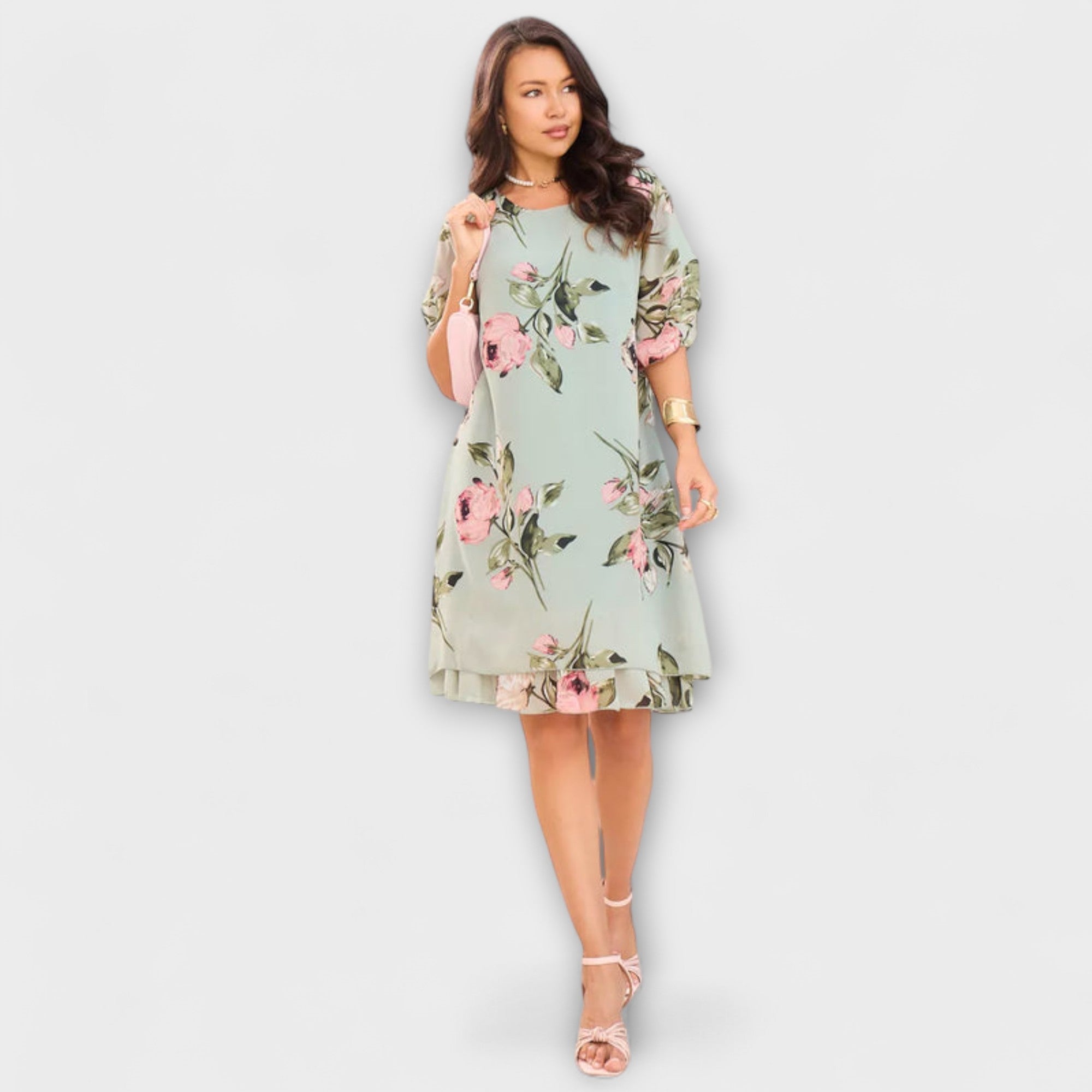 Melin - Robe en Chiffon Élégante