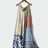 Robe à motifs écossais