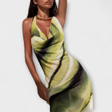 Robe Maxi Gradient Tie-Dye Classique