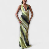 Robe Maxi Gradient Tie-Dye Classique