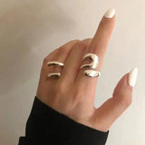 Bague ajustable élégante