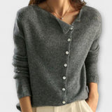 Isabelle - Pull basique à manches longues et boutons