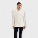 Valeria - Blazer Sculptural à Épaules