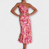 Tabea - Robe à imprimé floral asymétrique