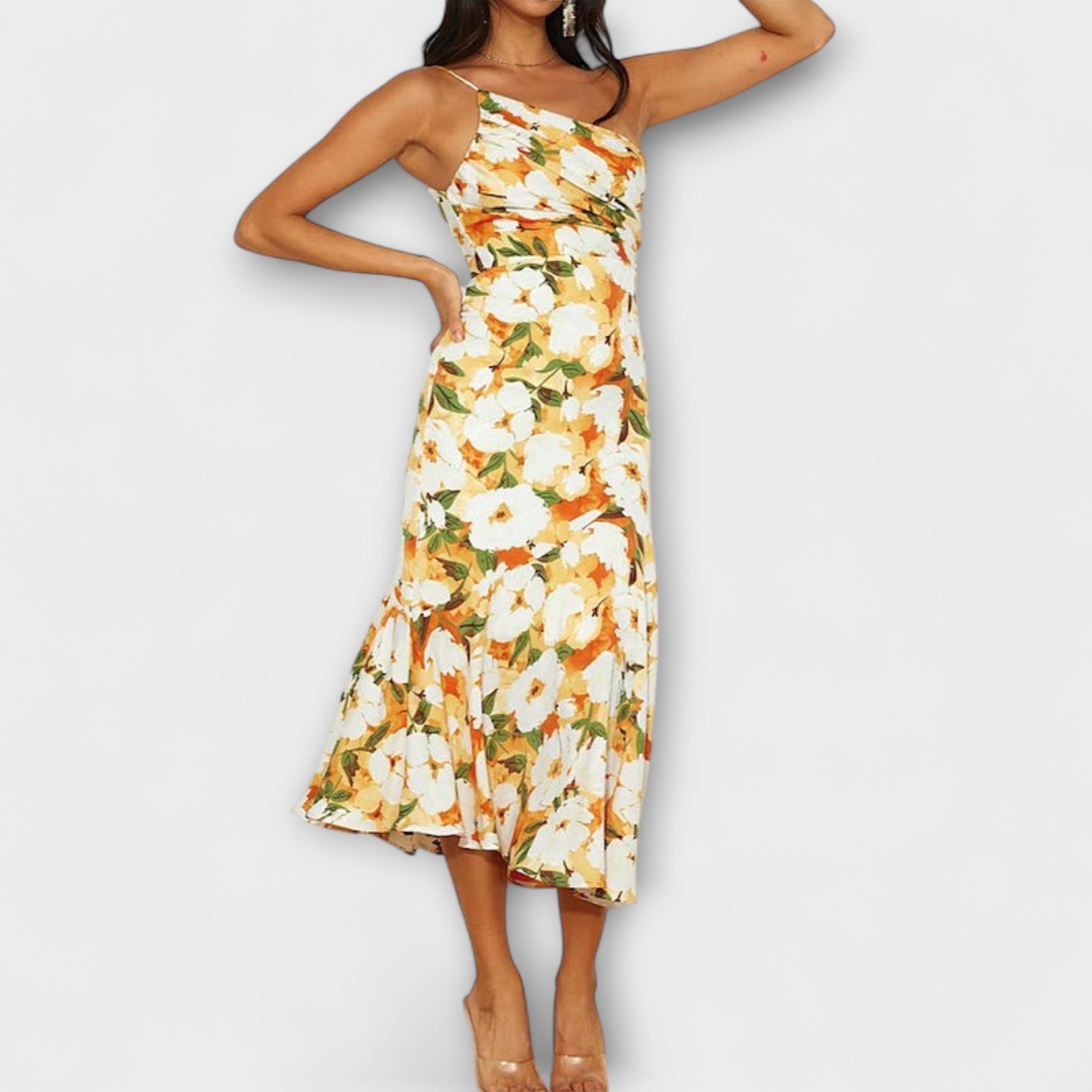 Tabea - Robe à imprimé floral asymétrique
