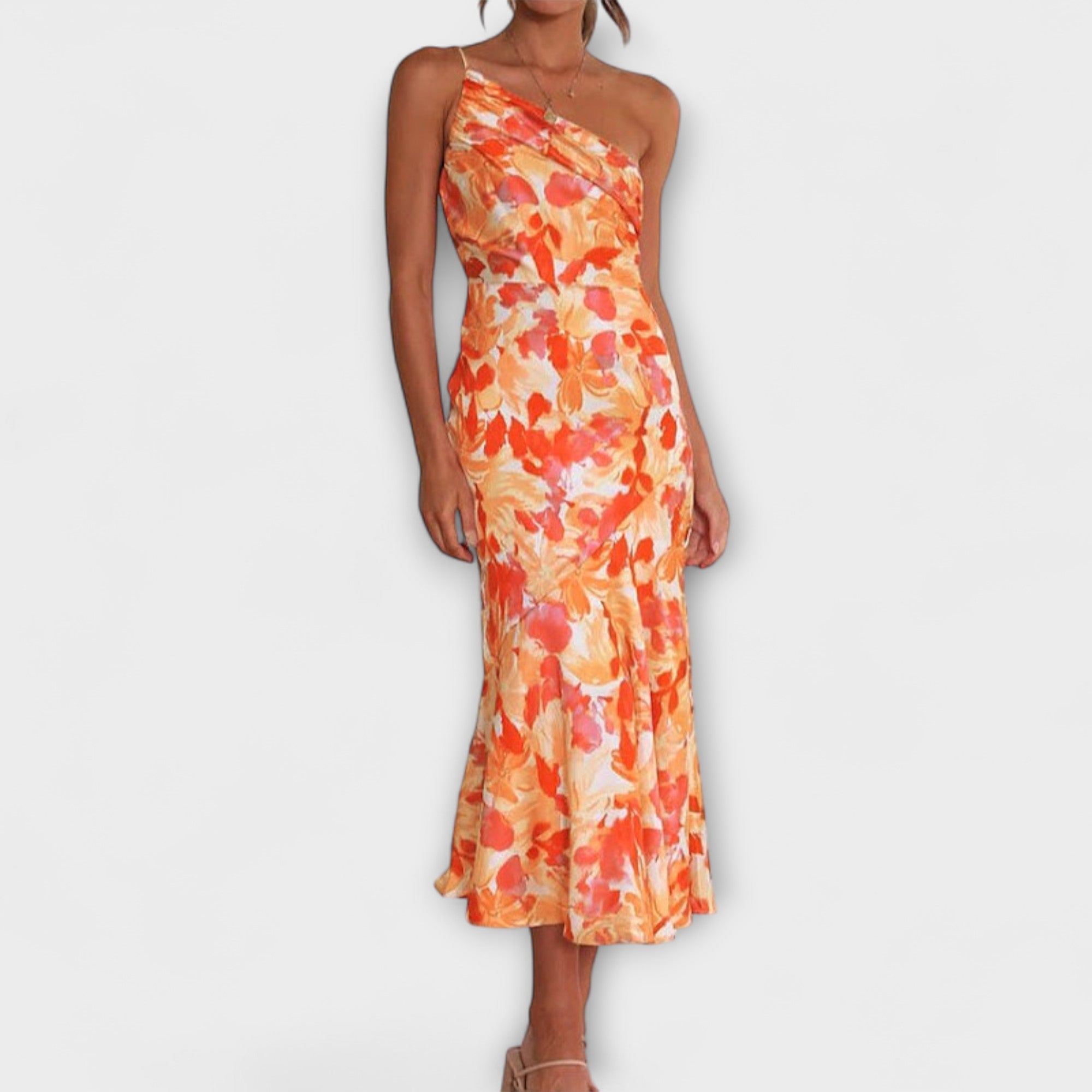 Tabea - Robe à imprimé floral asymétrique
