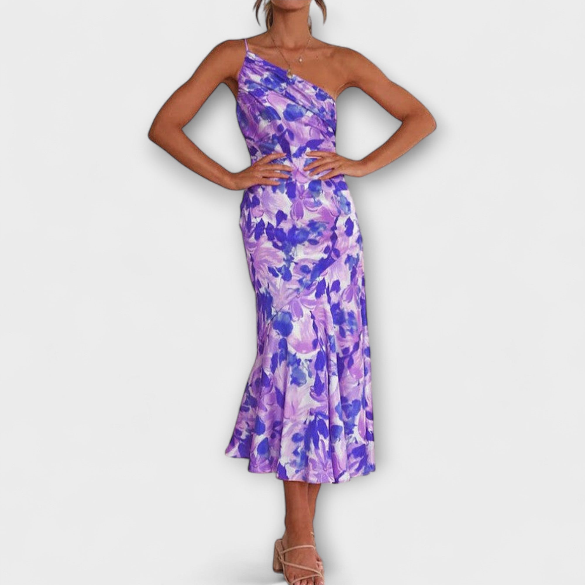 Tabea - Robe à imprimé floral asymétrique