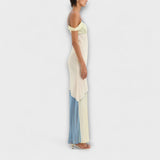 Alora - Robe Midi Thames avec Détail de Splice