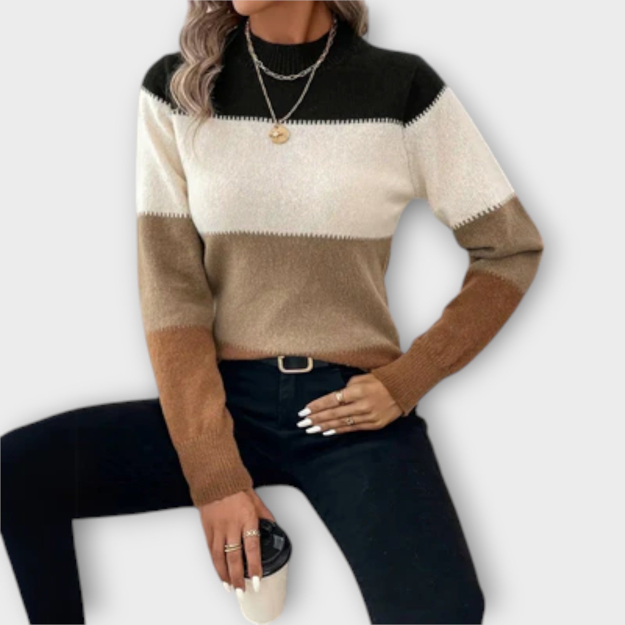 Elina - Pull Décontracté & Élégant