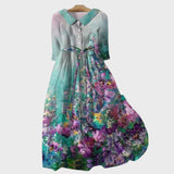 Robe Fleurie avec Design en Dégradé