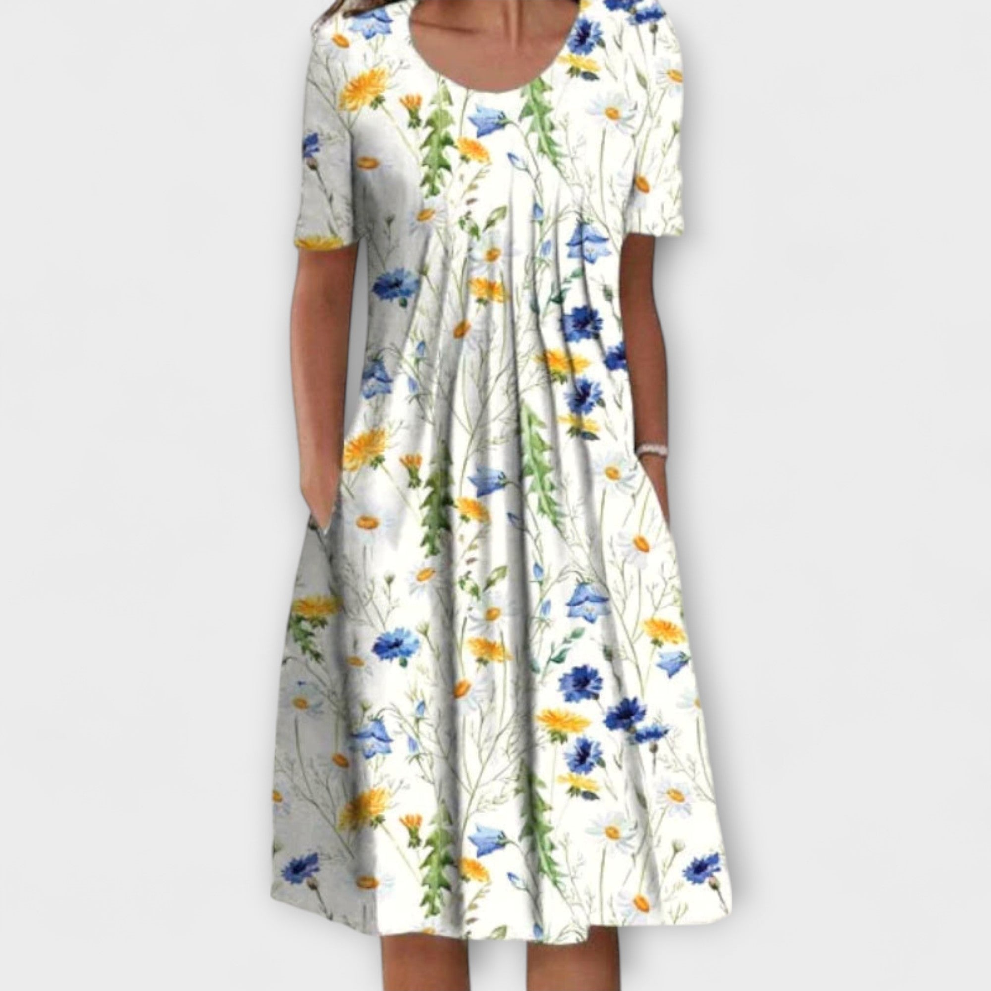 Emelie – Robe chic à couches avec contrôle du ventre