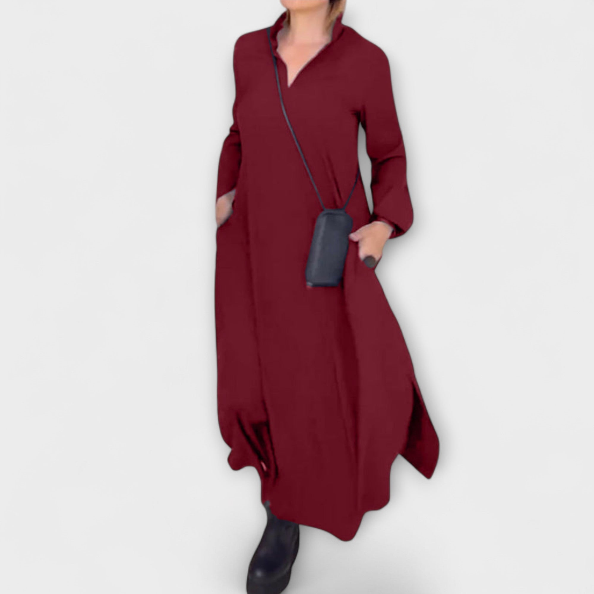 Caroline - Robe Longue et Fluide