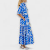 Sofia - Robe Midi avec Détails en Chaîne