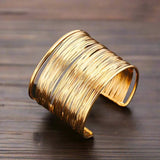 Bracelet doré rétro