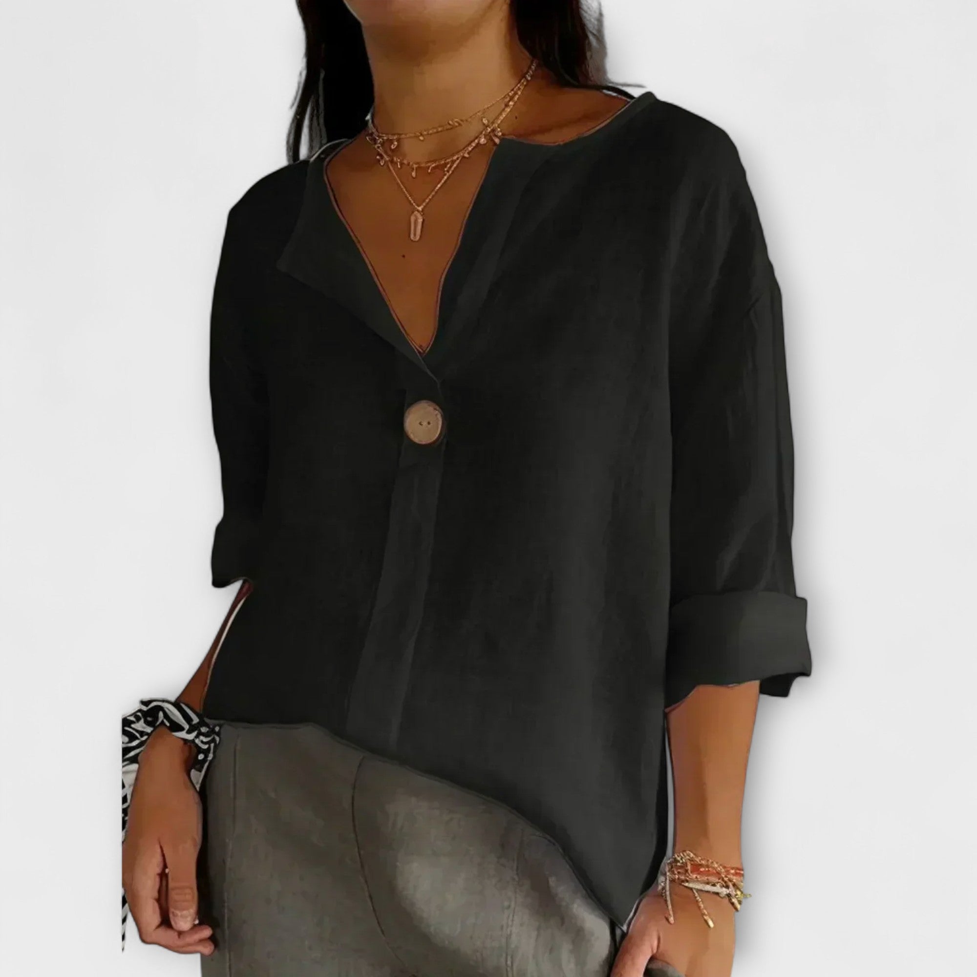Nicole - Blouse élégante avec décolleté en V