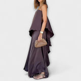 Ruby - Haut-top sans manches chic et jupe