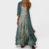 Mara - Robe maxi avec veste (ensemble de 2 pièces)