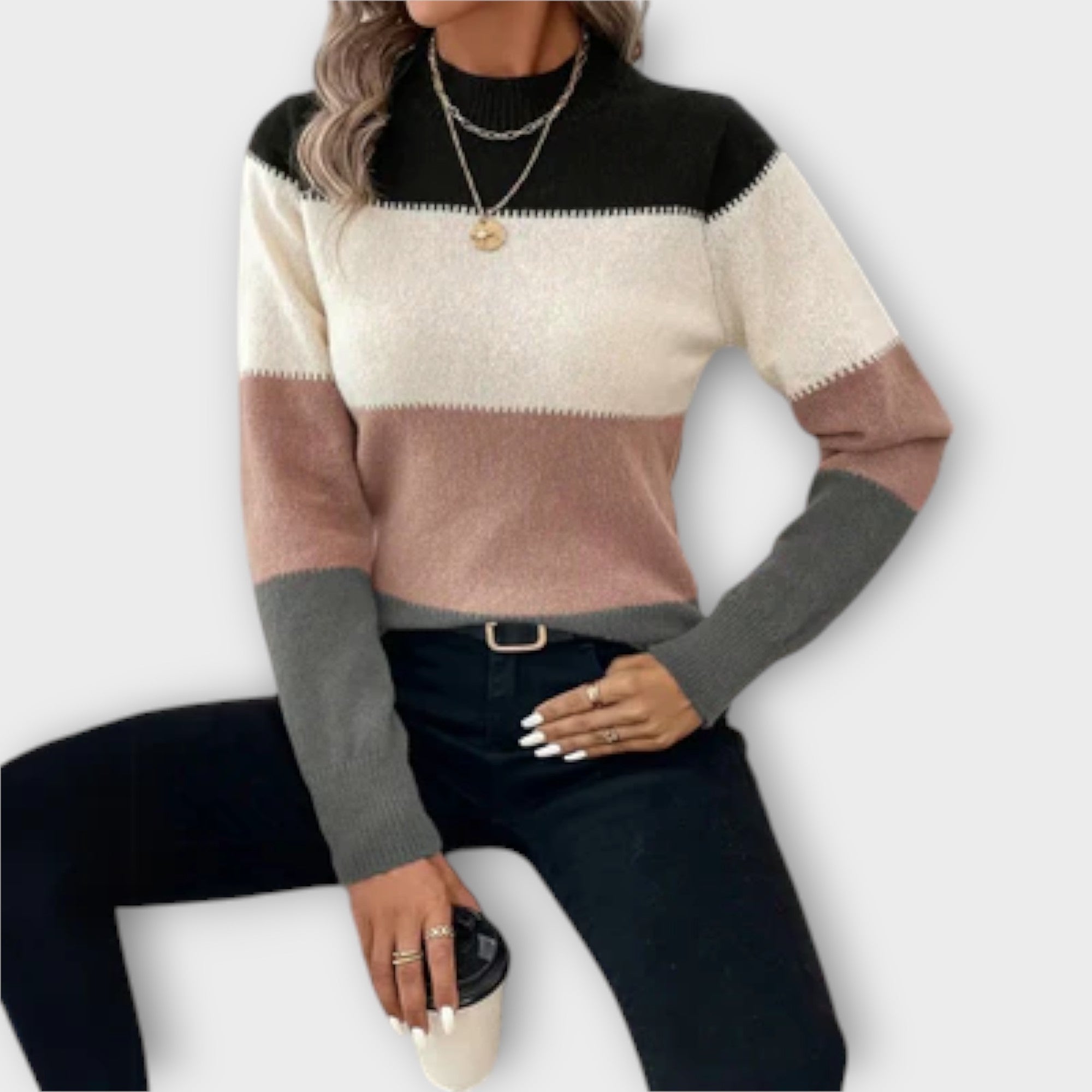 Elina - Pull Décontracté & Élégant