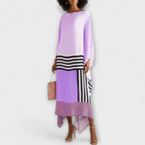 Elenora - Kaftan géométrique à coupe décontractée