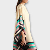 Elenora - Kaftan géométrique à coupe décontractée