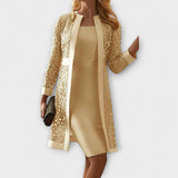 Runa - Robe en Dentelle Élégante à Deux Pièces
