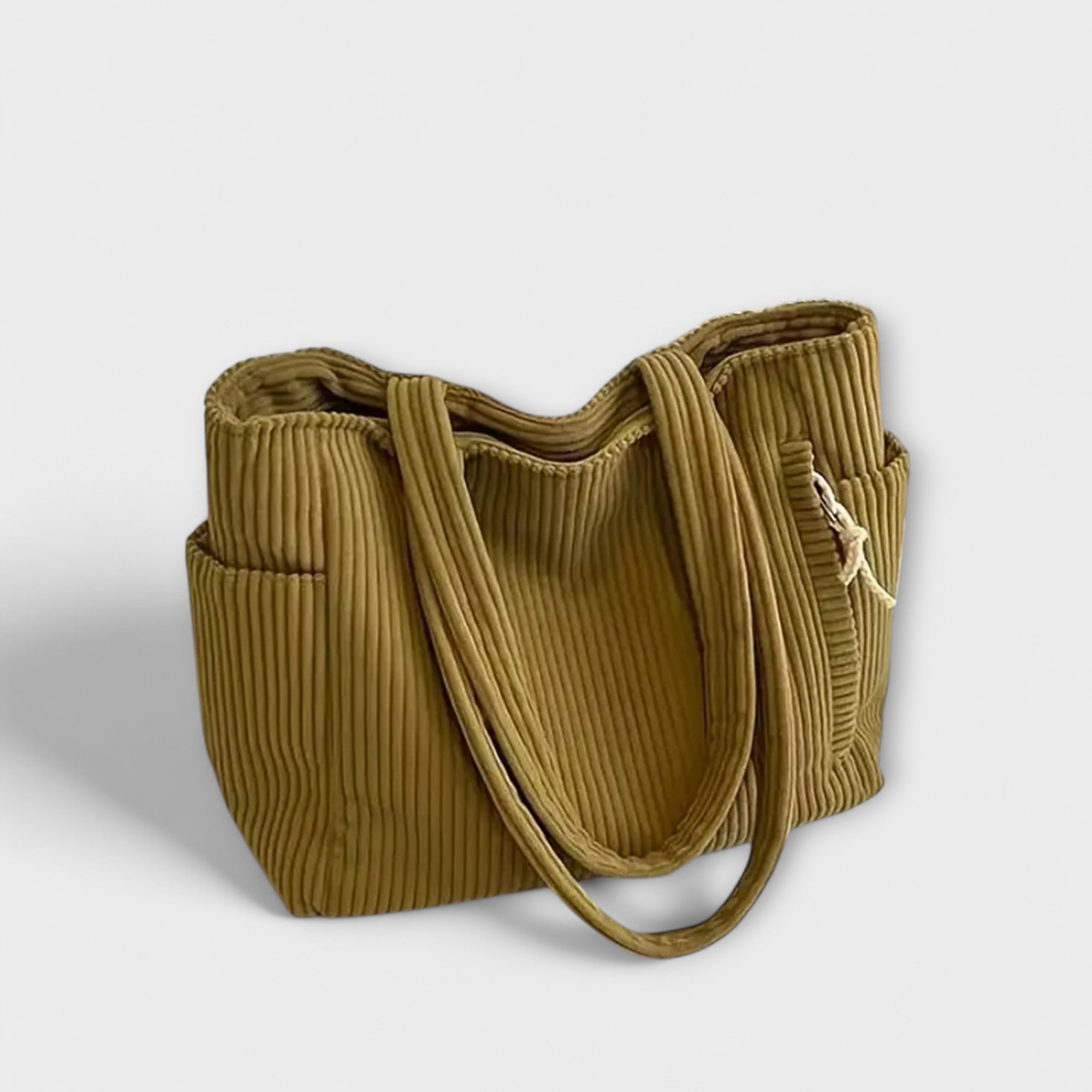 Tilda – Sac à provisions en tricot avec accent en corde