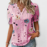 Emily - Blouse à col en V tendance