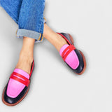 Briar – Ballerines à bout rond, avec contraste de couleur