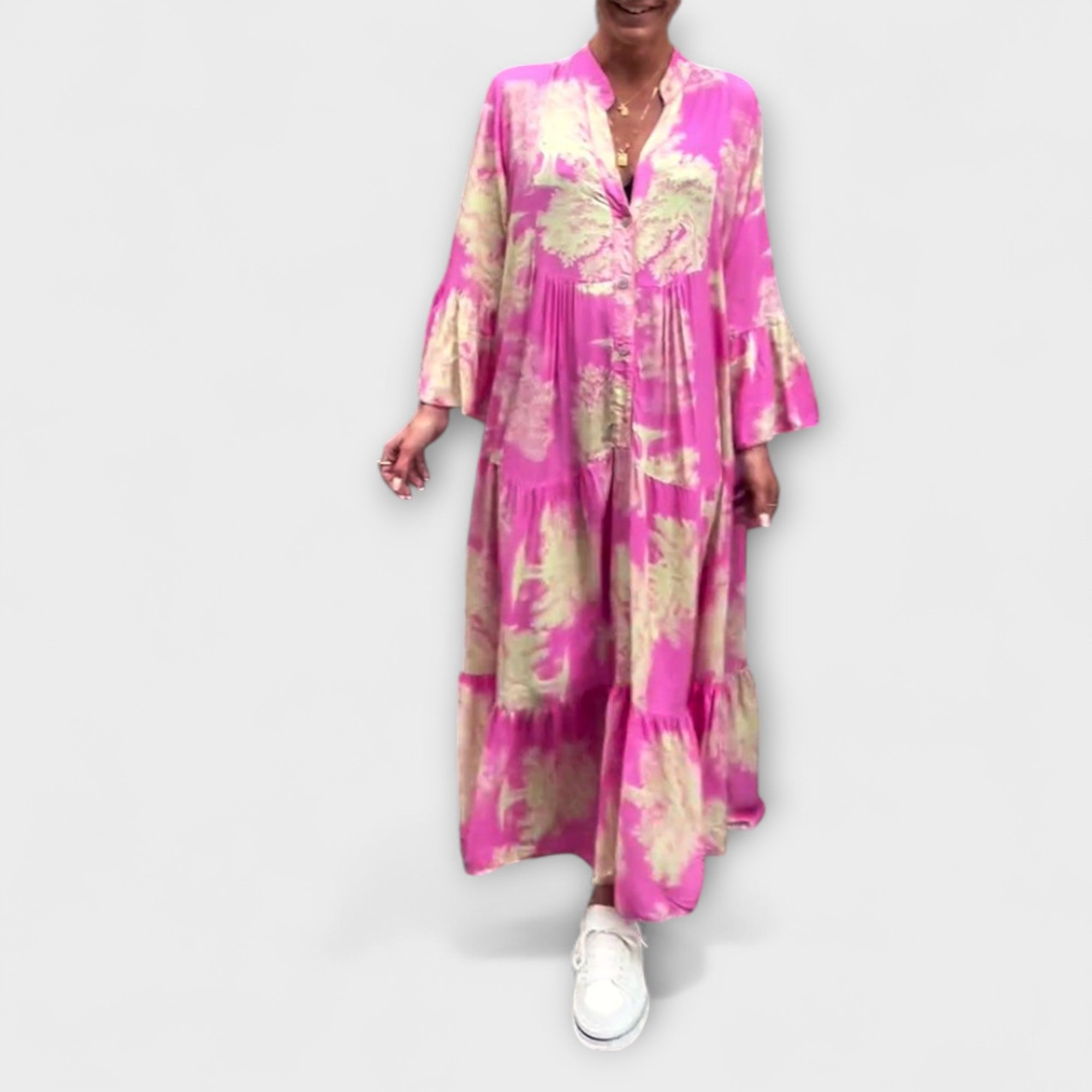 Nerina - Robe Maxi Florale Élégante