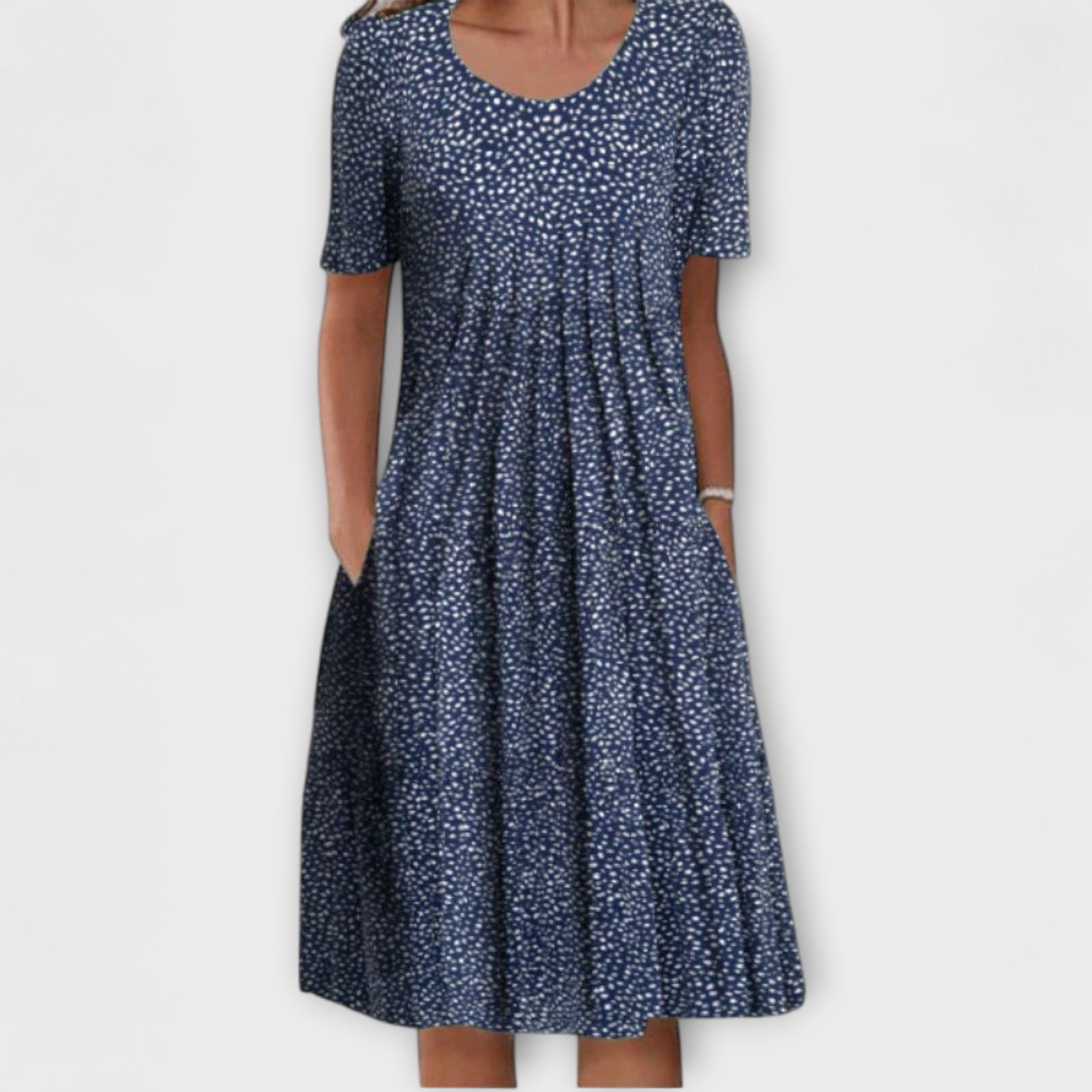 Emelie – Robe chic à couches avec contrôle du ventre