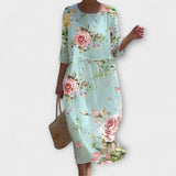 Miranda - Robe Maxi Florale Élégante