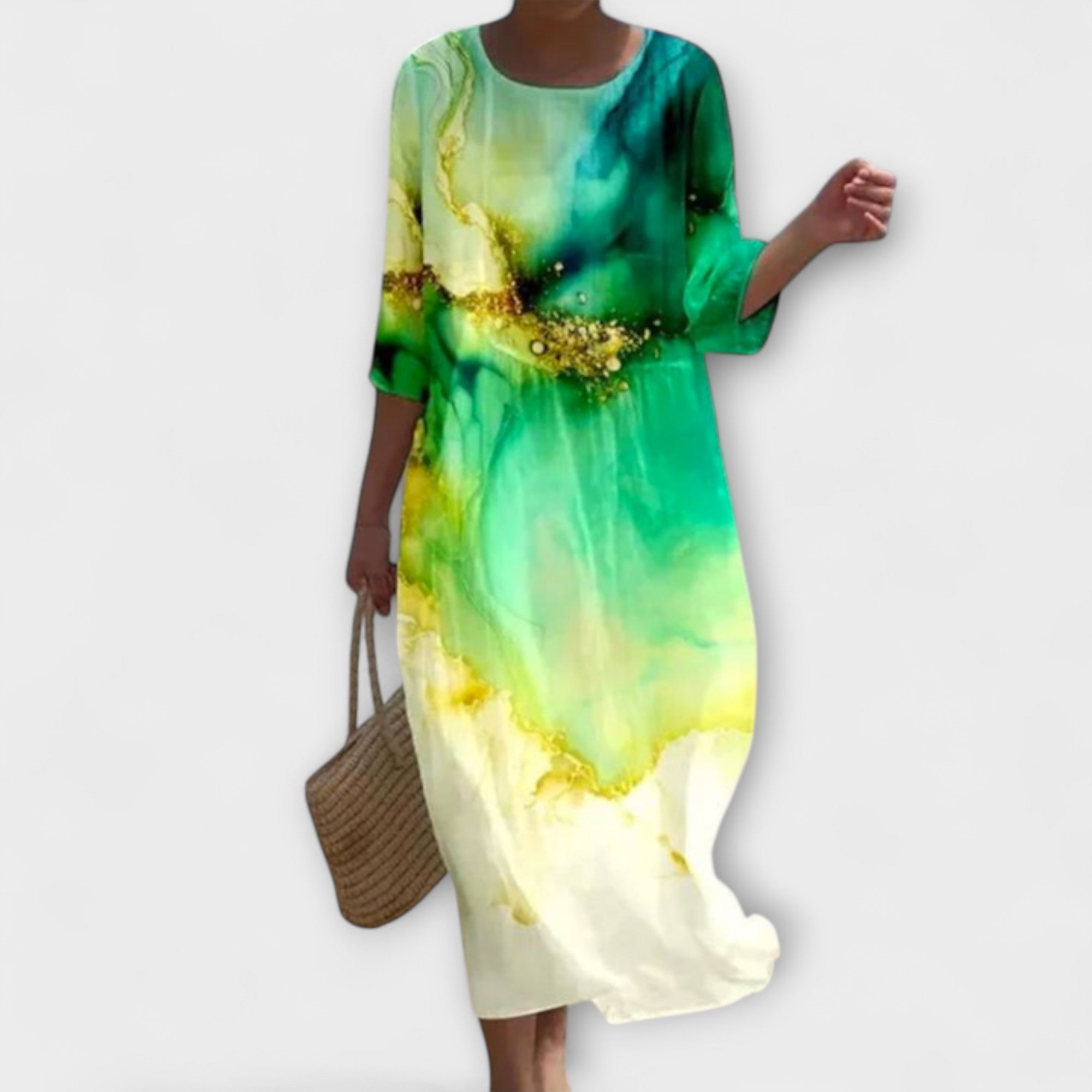 Miranda - Robe Maxi Florale Élégante