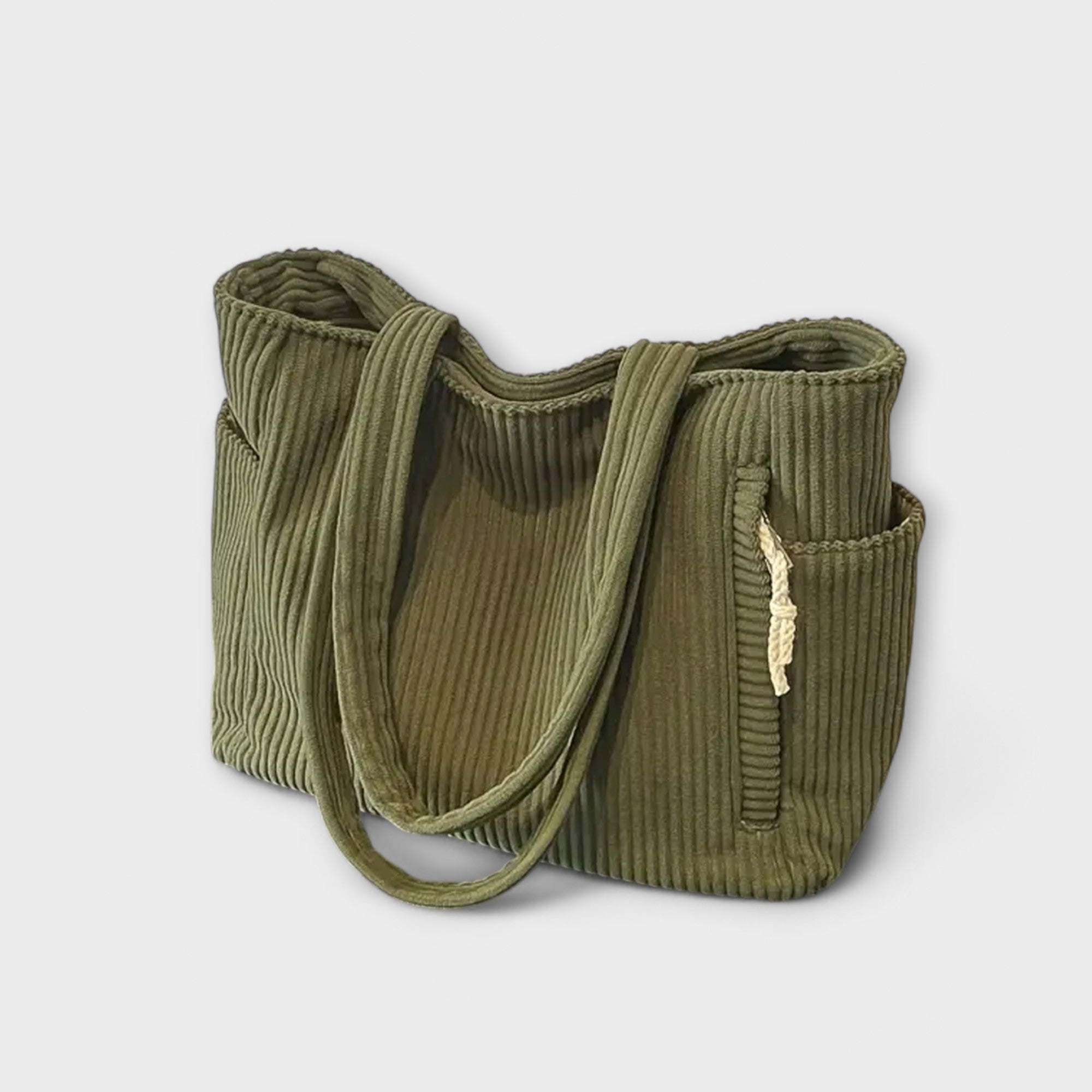 Tilda – Sac à provisions en tricot avec accent en corde