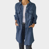 Chemise en jean avec col classique