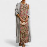 Raffaella – Robe longue élégante avec étole assortie