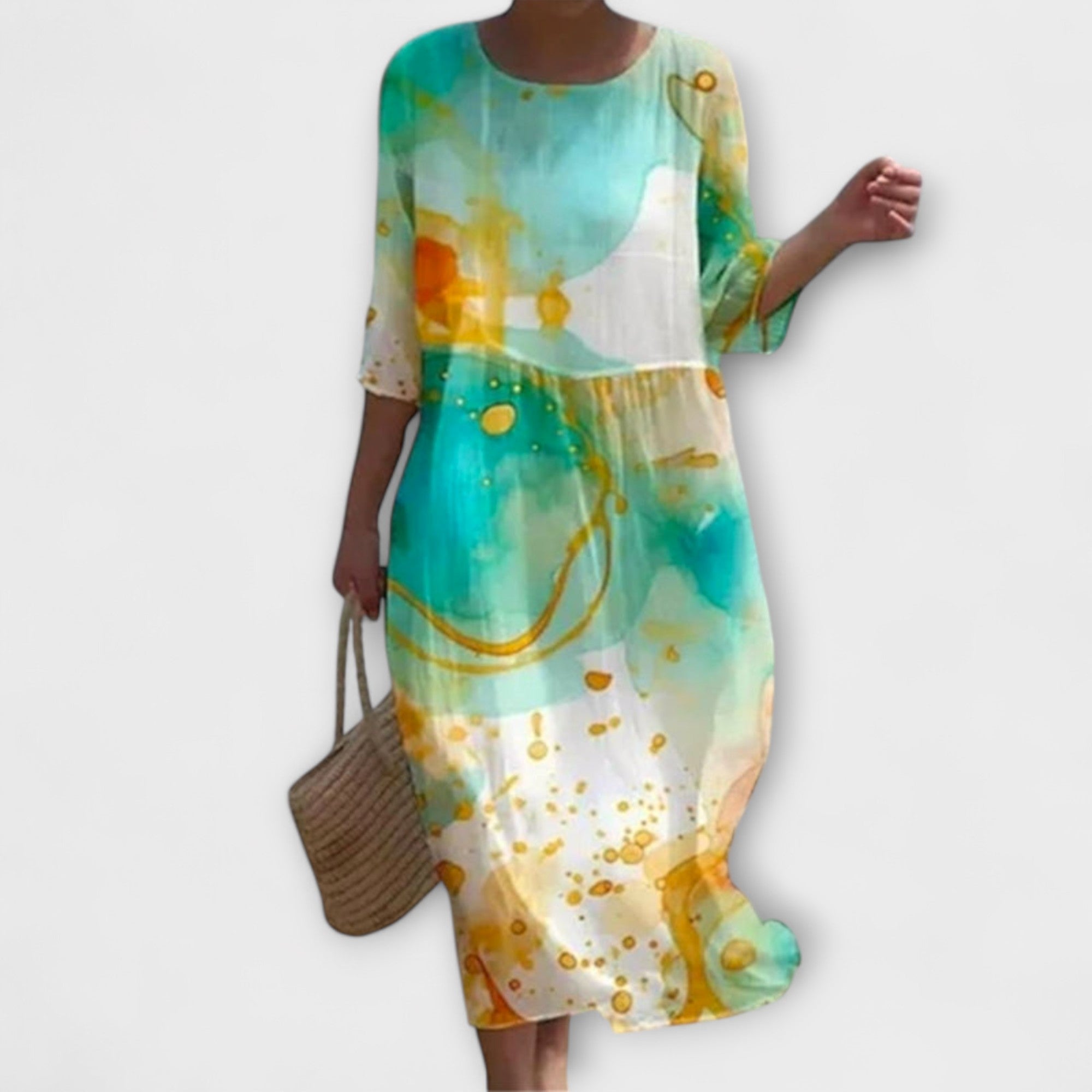 Miranda - Robe Maxi Florale Élégante