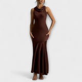 Lennon - Robe maxi élégante en satin