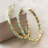 Boucles d'oreilles vintage en créole