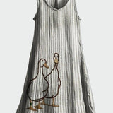 Robe avec motif de canard